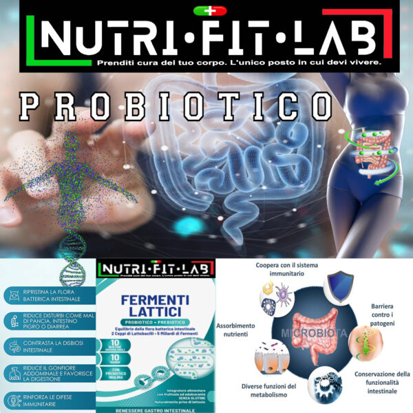 Integratore probiotico, fermentici lattici attivi